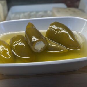 Peynir Dolgulu Kurutulmuş Biber (Yeşil)